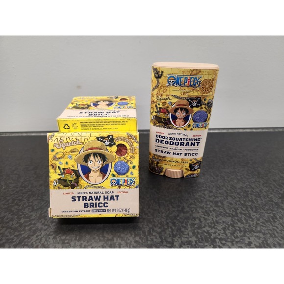 Dr. Squatch Other - Lot of (5) Dr. Squatch One Piece Soap & (1) Deodorant Men's Straw Hat Bricc NEW